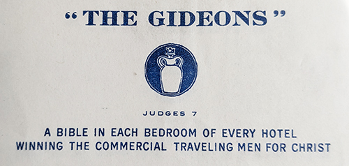 1911 Gideons logo