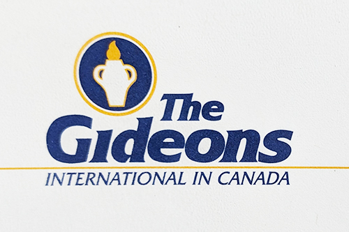 The Gideons International In Canada Logo